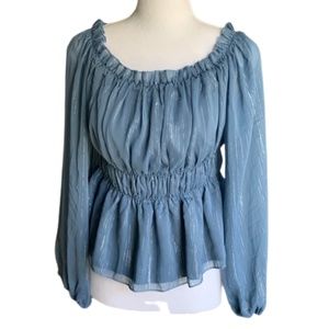 Women  Shirts Long Sleeve Tops Off The Shoulder Zise L